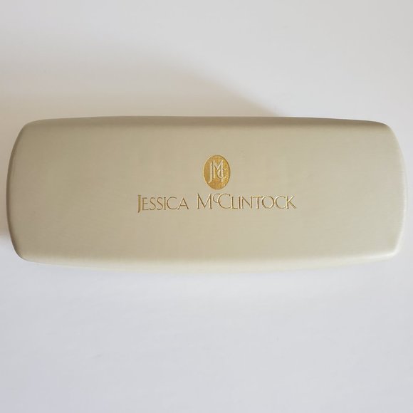 Jessica McClintock Hardshell Eyeglass Cases Black Silver Cream Blue - Picture 8 of 10